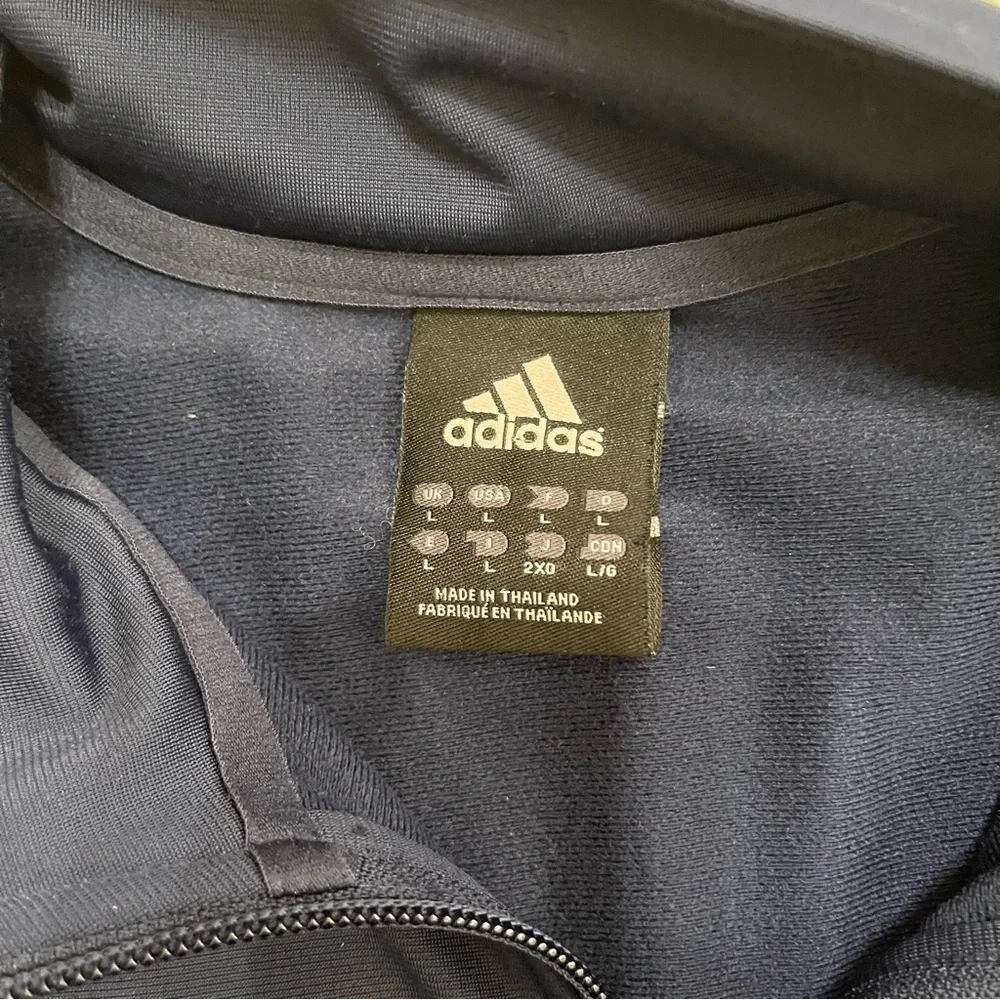 Adidas OKC Thunder Basketball Zip Up Jacket